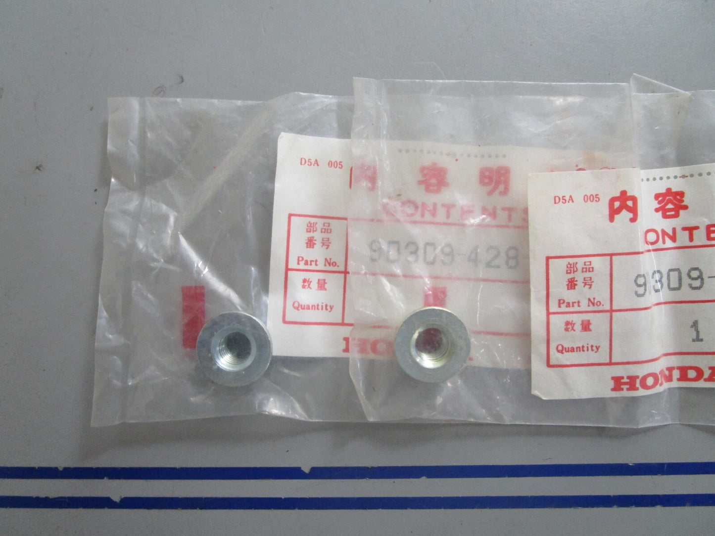 *NEW OEM* (LOT OF 2) 0810 Honda Flange Nut 90309-428-731