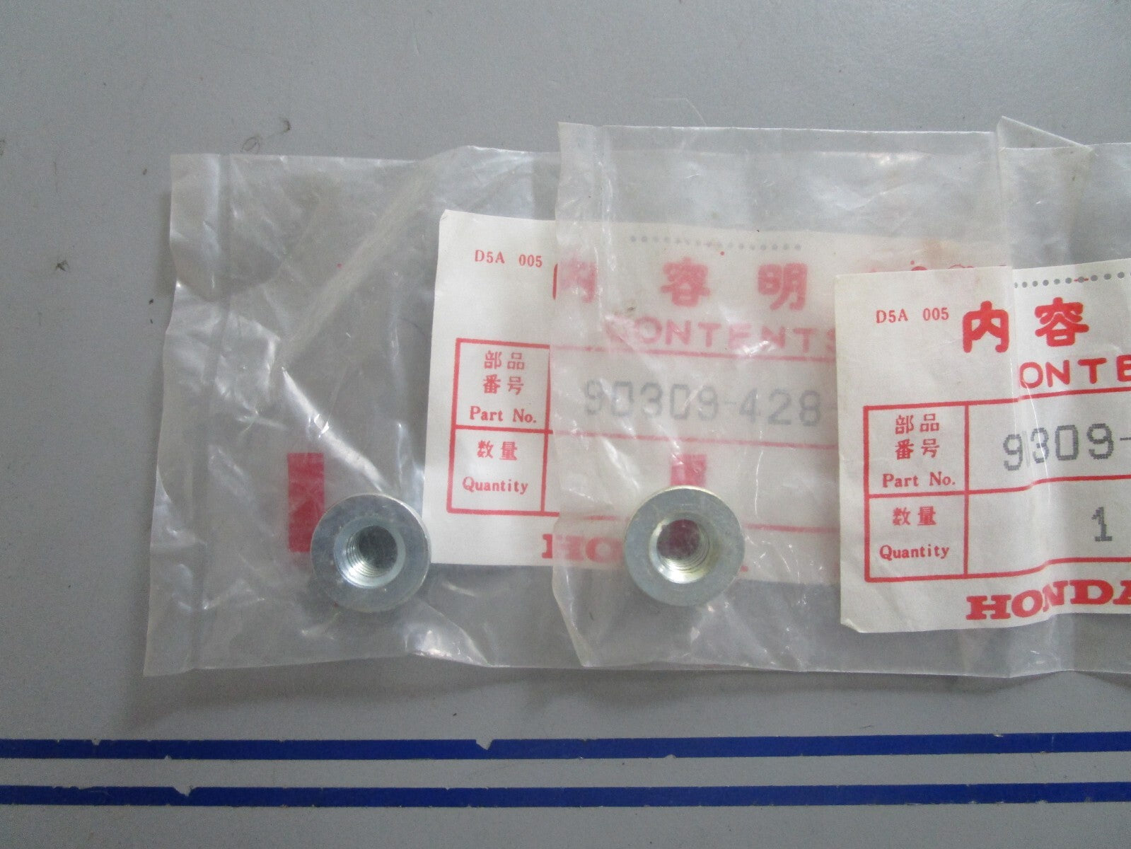 *NEW OEM* (LOT OF 2) 0810 Honda Flange Nut 90309-428-731