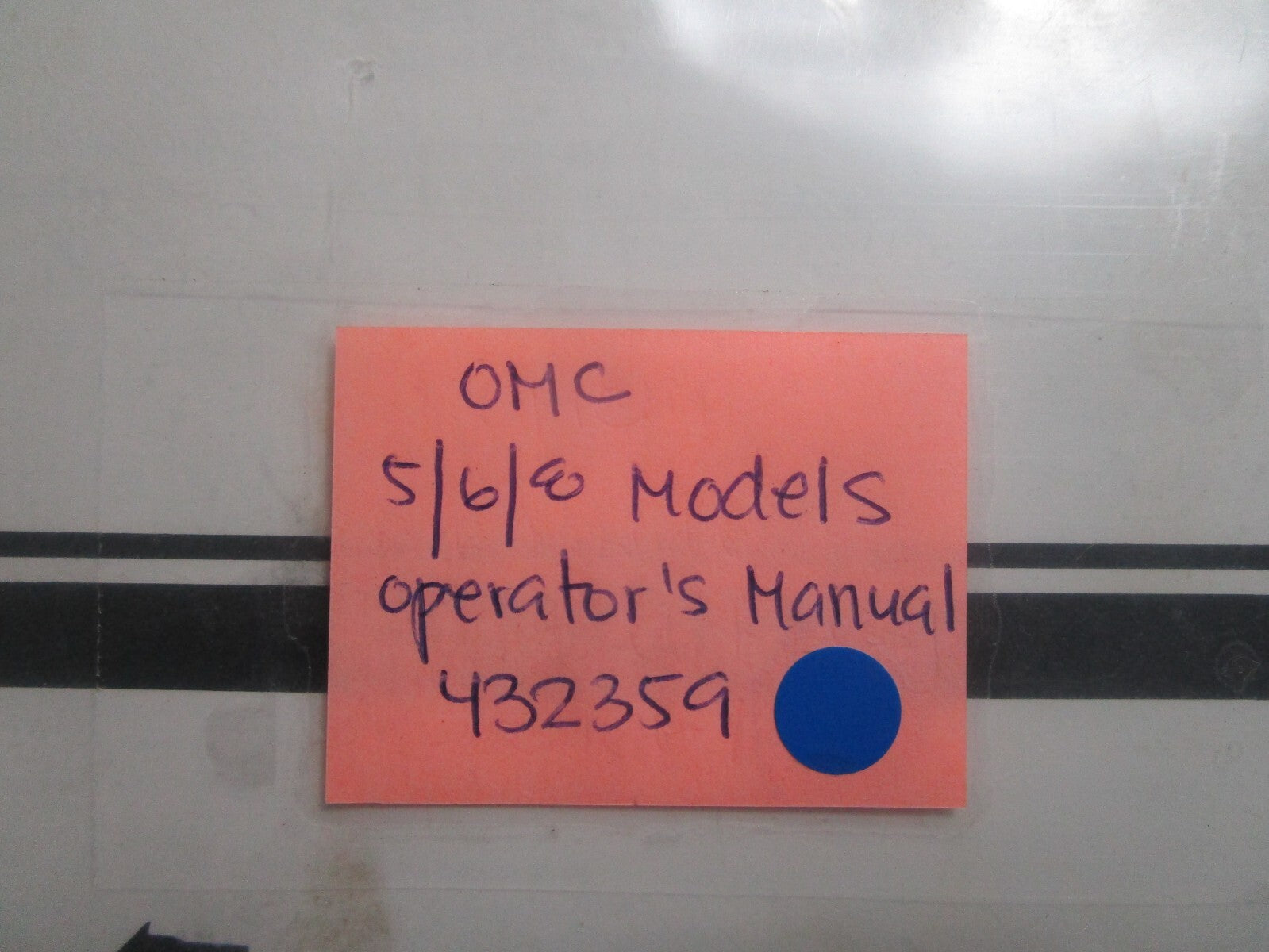 *NEW OEM* 0720 Johnson Evinrude 5/6/8  Models Operations Manual 432359 0432359