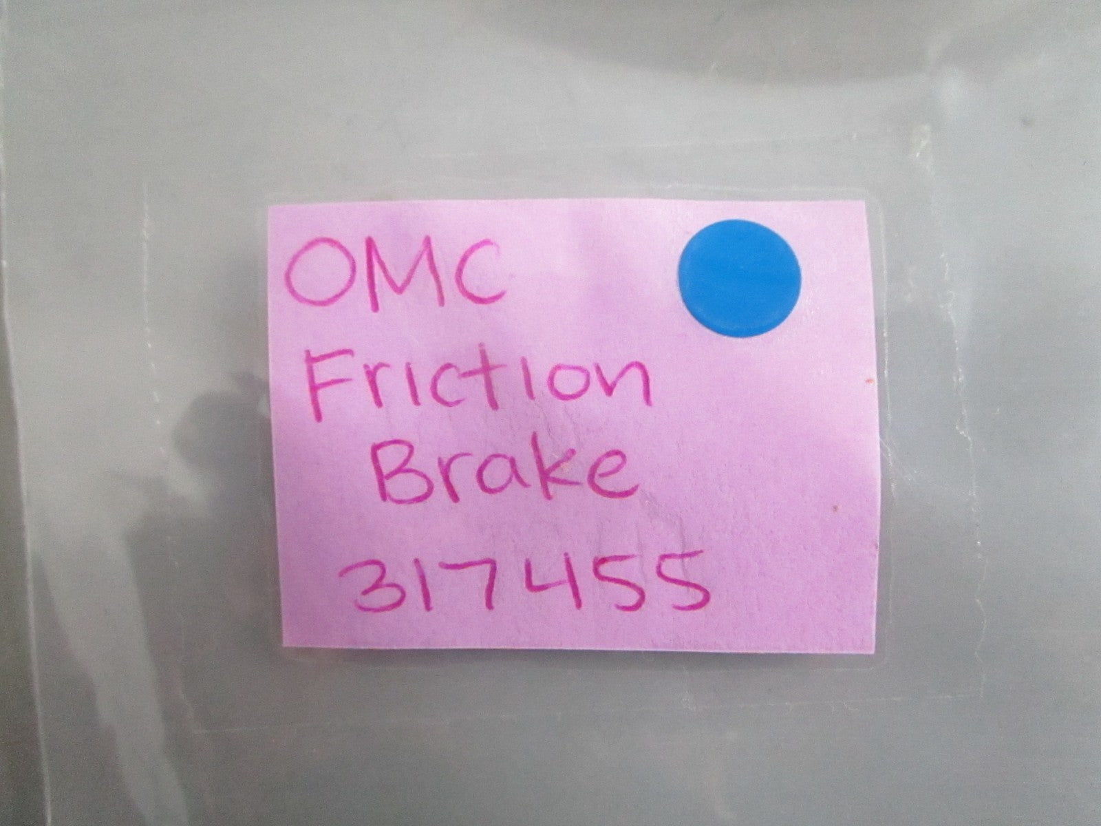 NEW OEM 317455 0317455 OMC Johnson Evinrude Friction Brake 0820