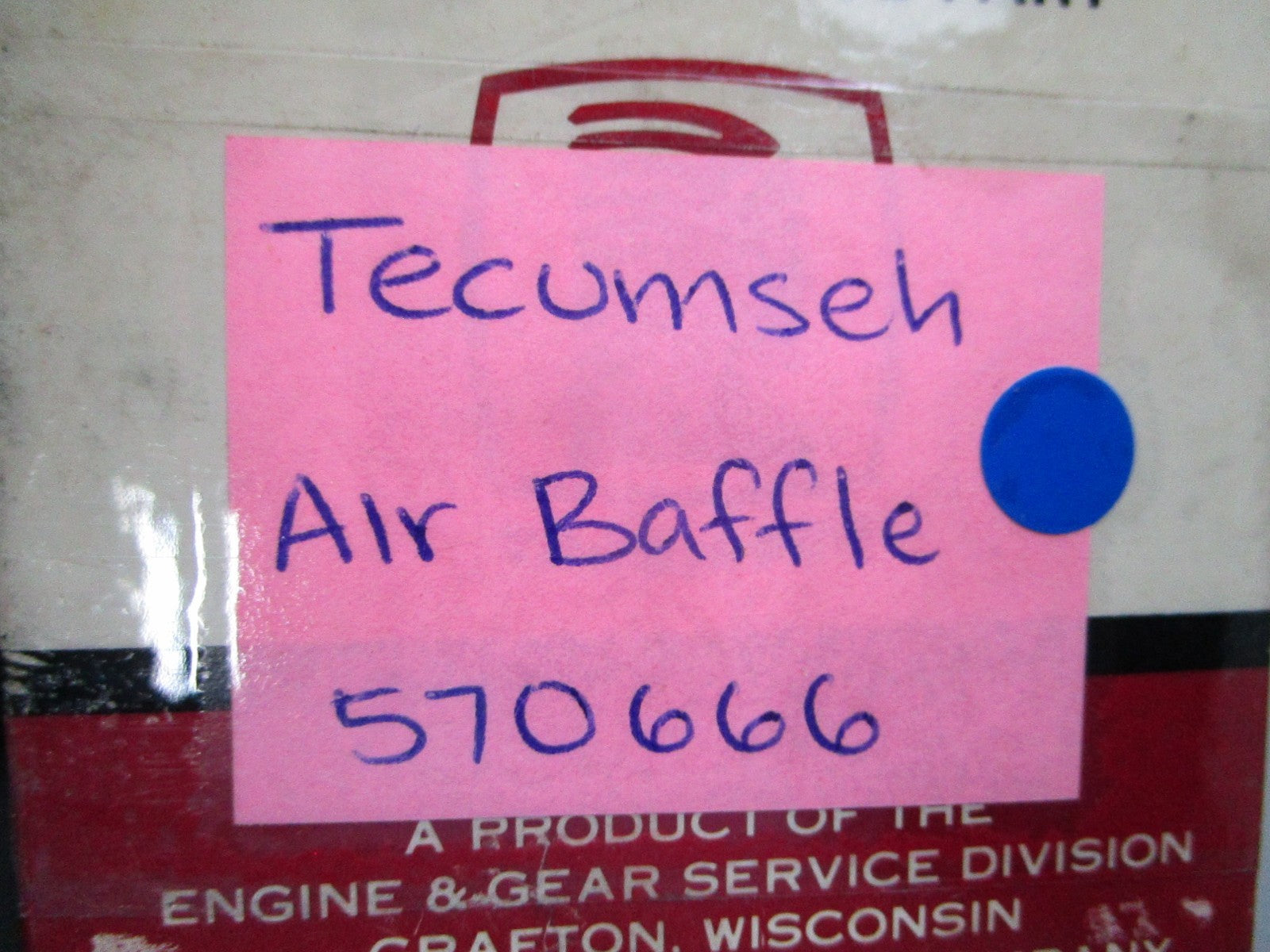 NEW OEM 570666 Tecumseh Air Baffle 0810