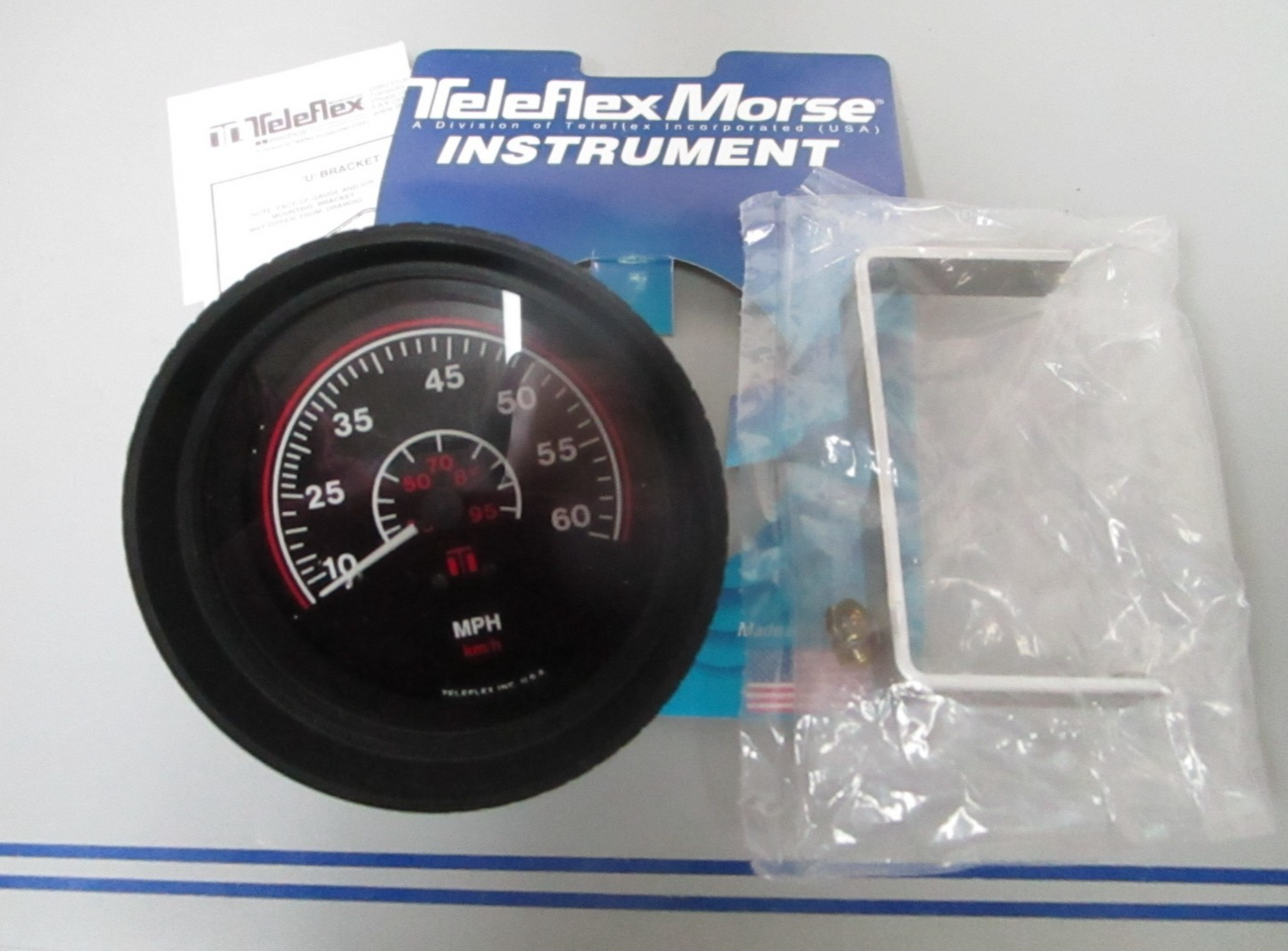 *NEW OEM* 0720 Teleflex 60 MPH Speedometer 53210PH 53210P