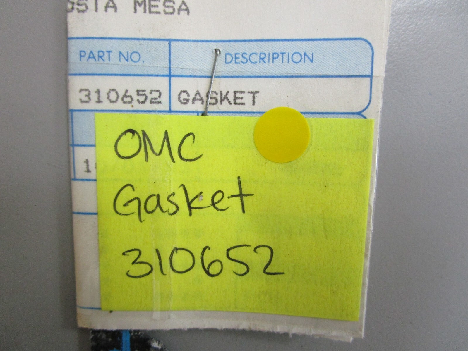 *NEW OEM* 0810 OMC Johnson Evinrude Gasket 310652 0310652