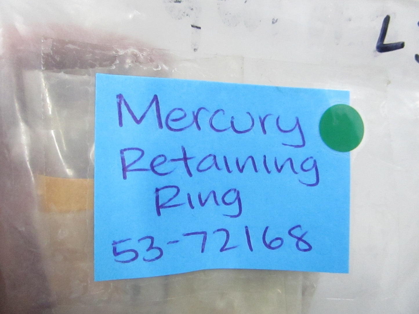 NEW OEM (LOT OF 3) 53-72168 Mercury Quicksilver Retaining Ring 0810