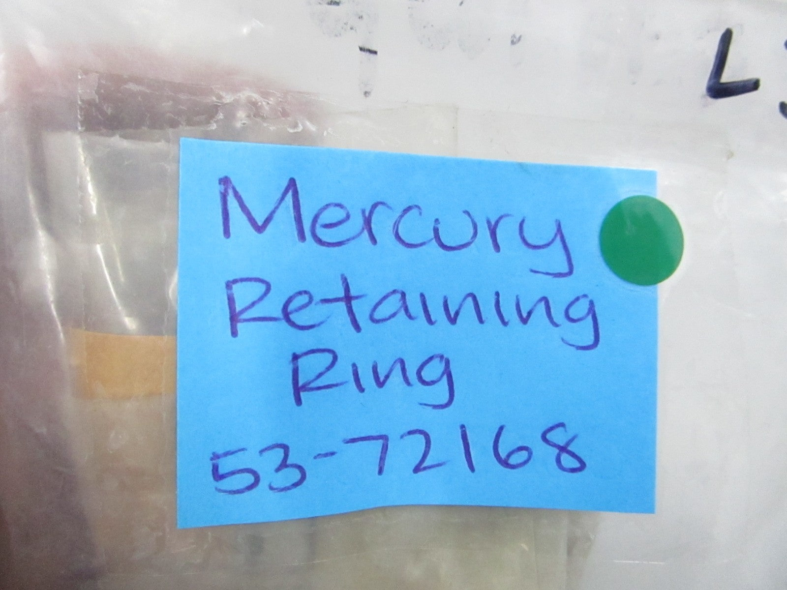 NEW OEM (LOT OF 3) 53-72168 Mercury Quicksilver Retaining Ring 0810