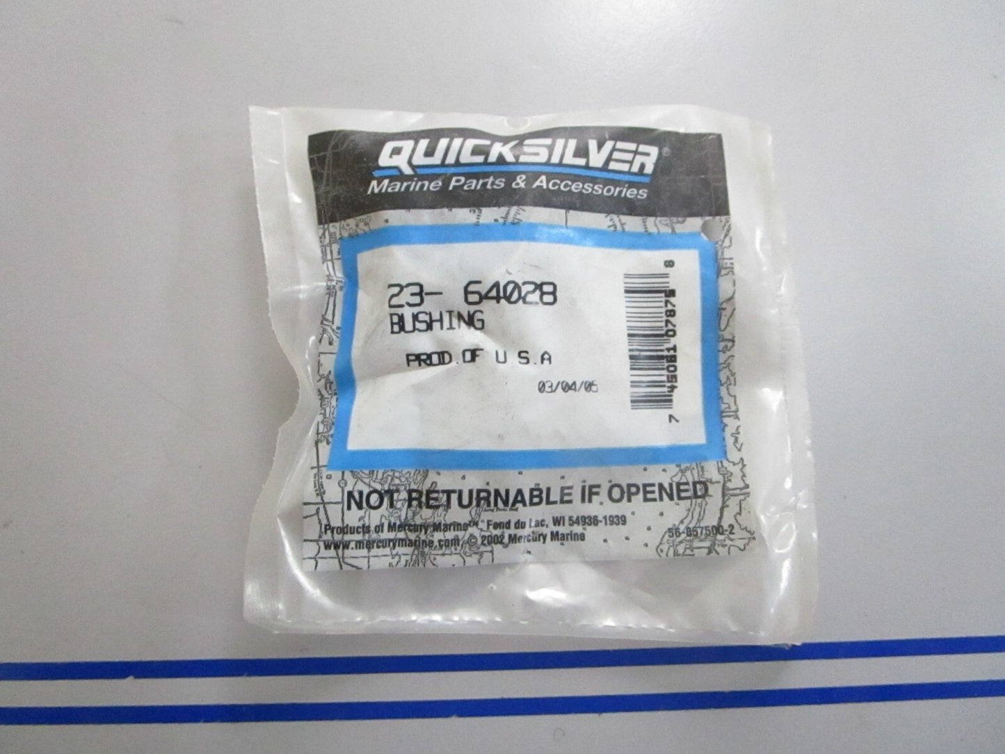 *NEW OEM* 0810 Mercury Quicksilver Bushing 23-64028