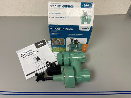 *NEW OEM* 0720 Orbit 3/4" Anti-Siphon Sprinkler Valve 57623-20