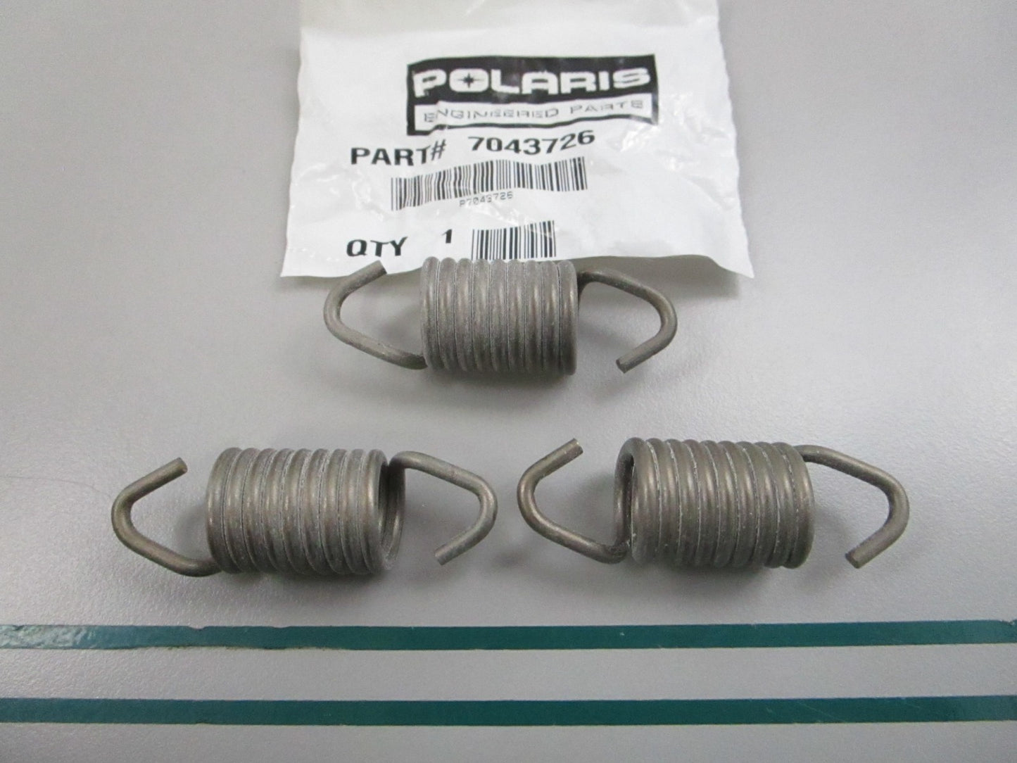 NEW OEM (LOT OF 3) 7043726 Polaris Exhaust Spring 0810