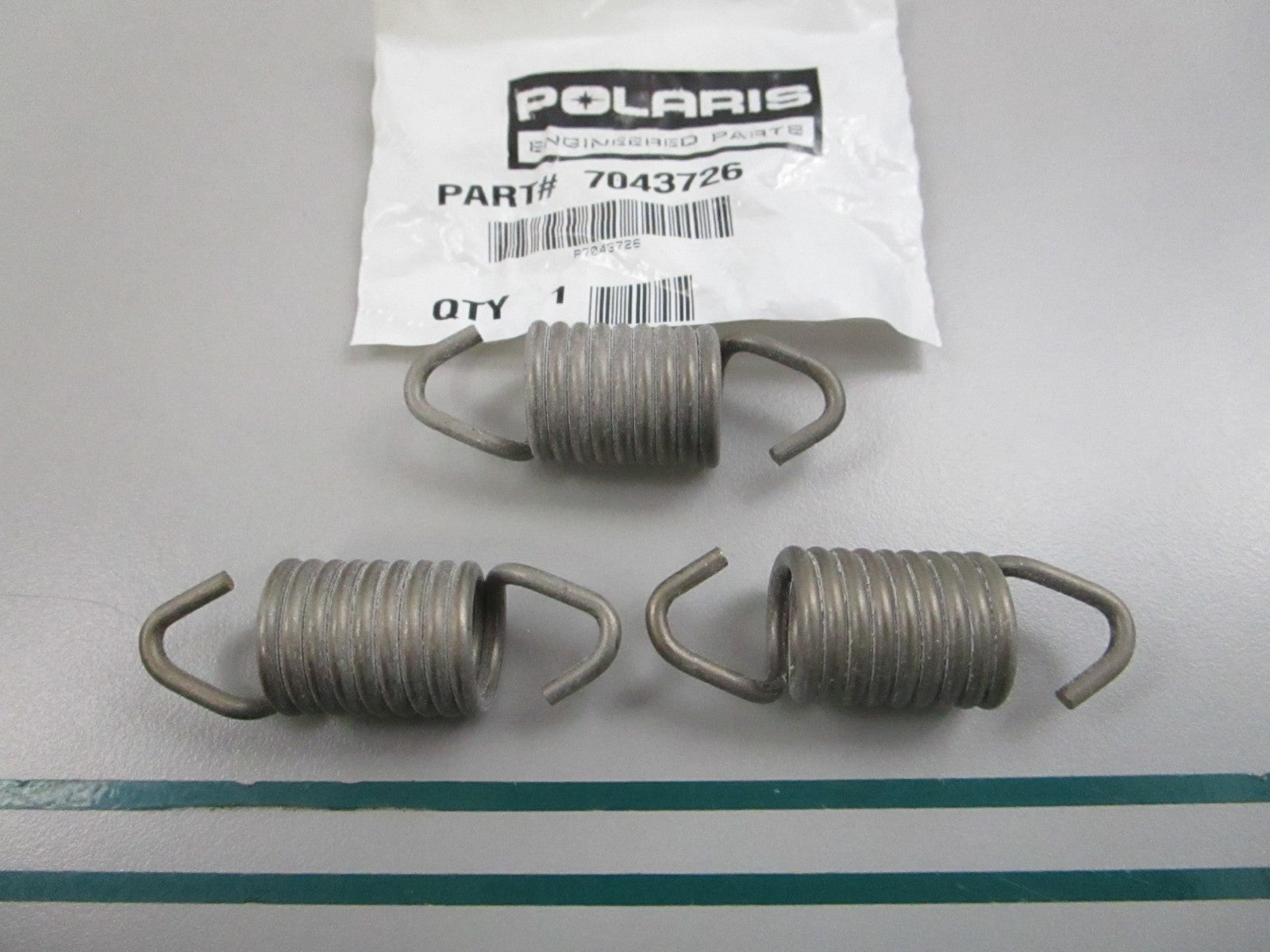 NEW OEM (LOT OF 3) 7043726 Polaris Exhaust Spring 0810
