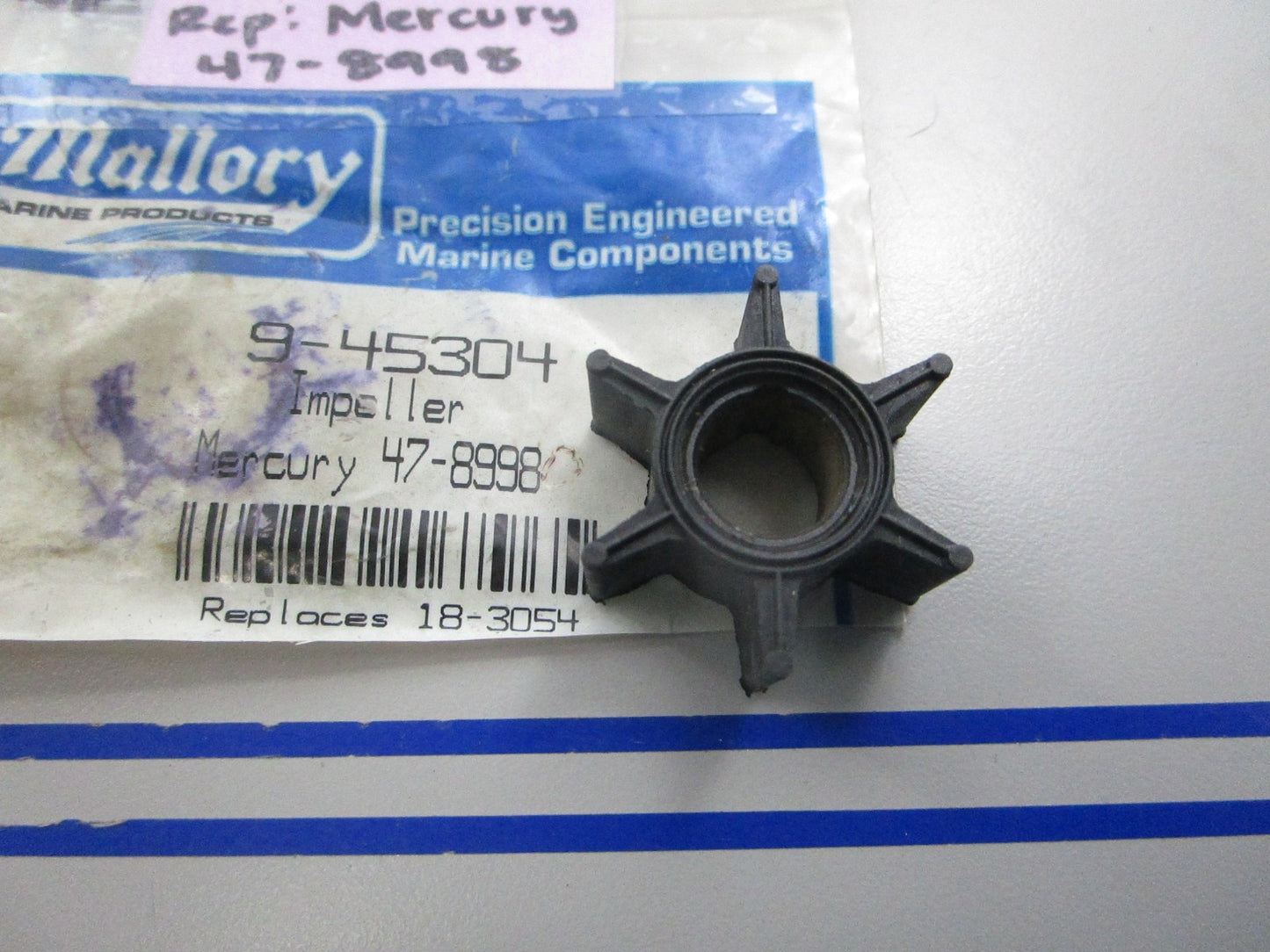 NEW 9-45304 Replaces: 47-8998 Mallory Impeller 0810