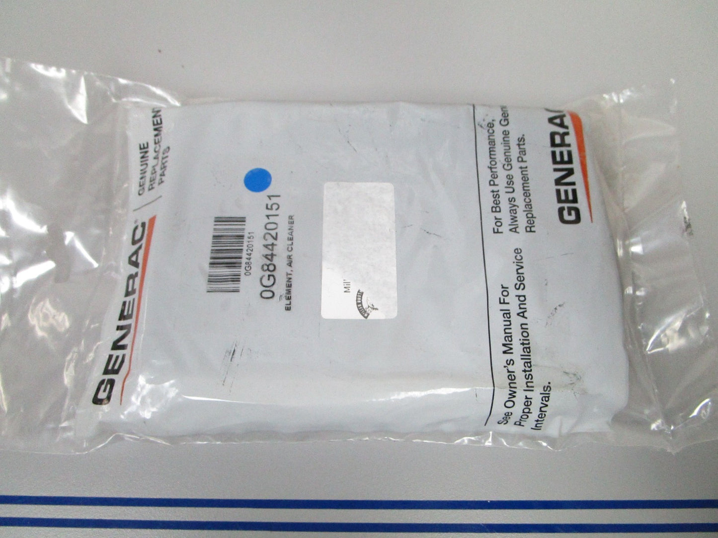 NEW OEM 0G84420151 Generac Air Cleaner Element 0720