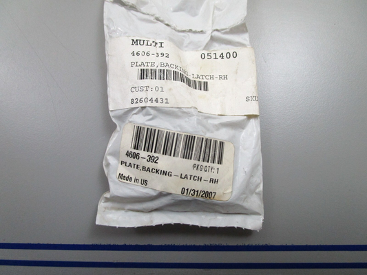 *NEW OEM* 0810 Arctic Cat Latch Backing Plate 4606-392