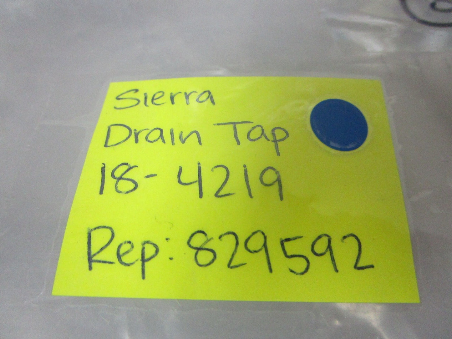 *NEW* 0810 Sierra Drain Tap 18-4219 Replaces: 829592