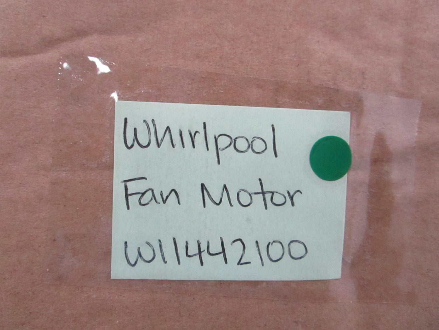 NEW OEM W11442100 Whirlpool Fan Motor 0810
