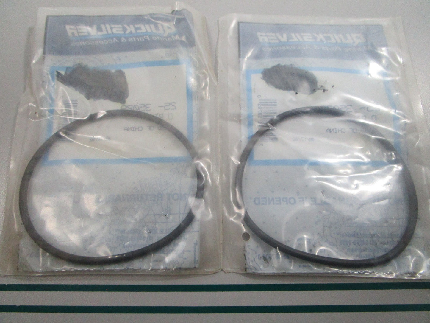 NEW OEM (LOT OF 2) 25-35029 Mercury Quicksilver O-Ring 0810