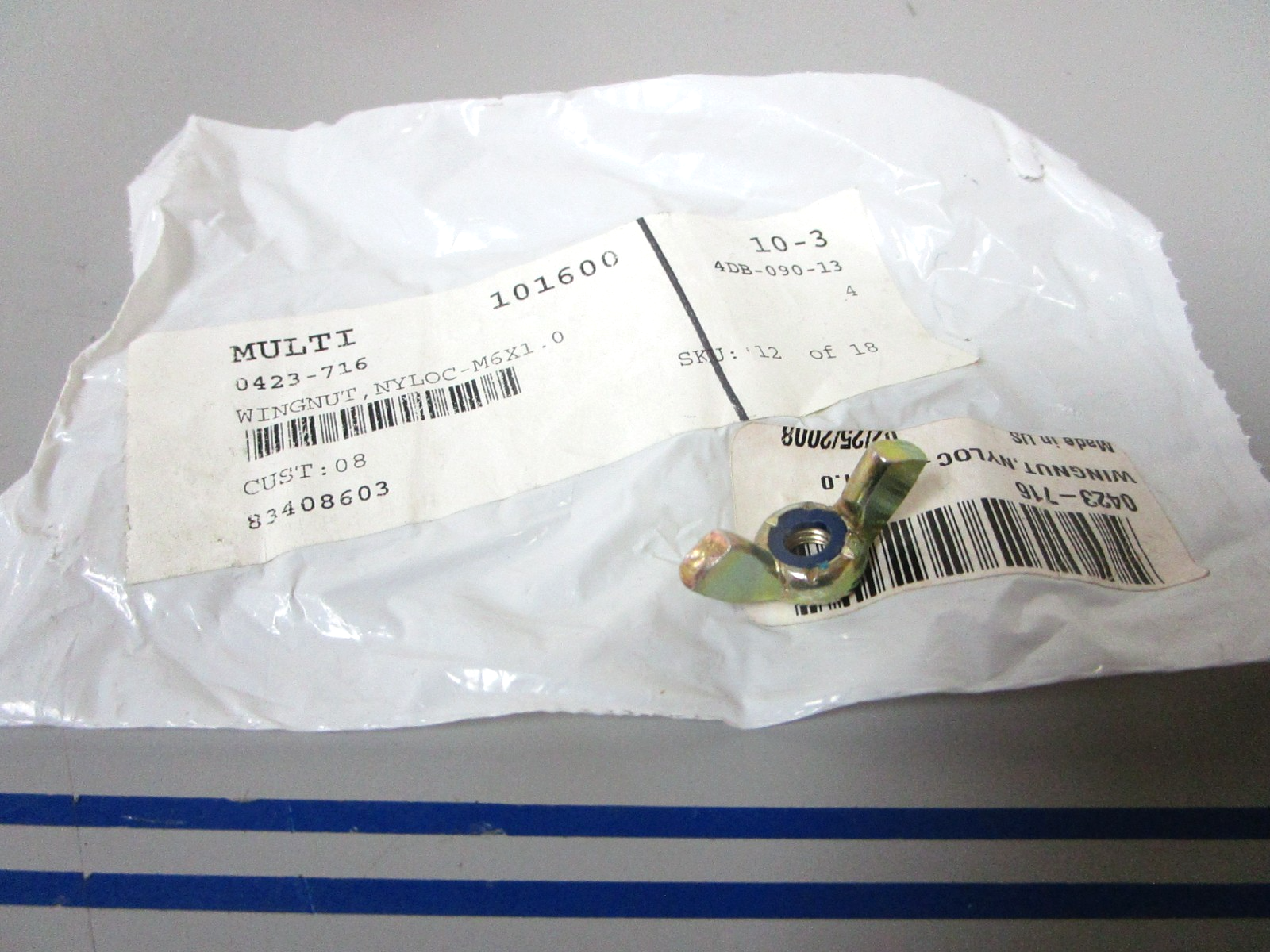 *NEW OEM* 0810 Arctic Cat Nyloc Wingnut 0423-716