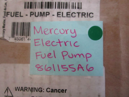 NEW OEM 861155A6 Mercury Quicksilver Electric Fuel Pump 0820