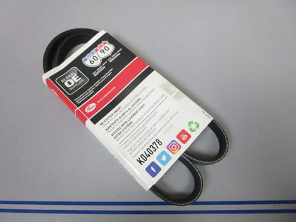 NEW K040378 Gates Micro-V 9/16" x 38 ½" Serpentine Belt 0720