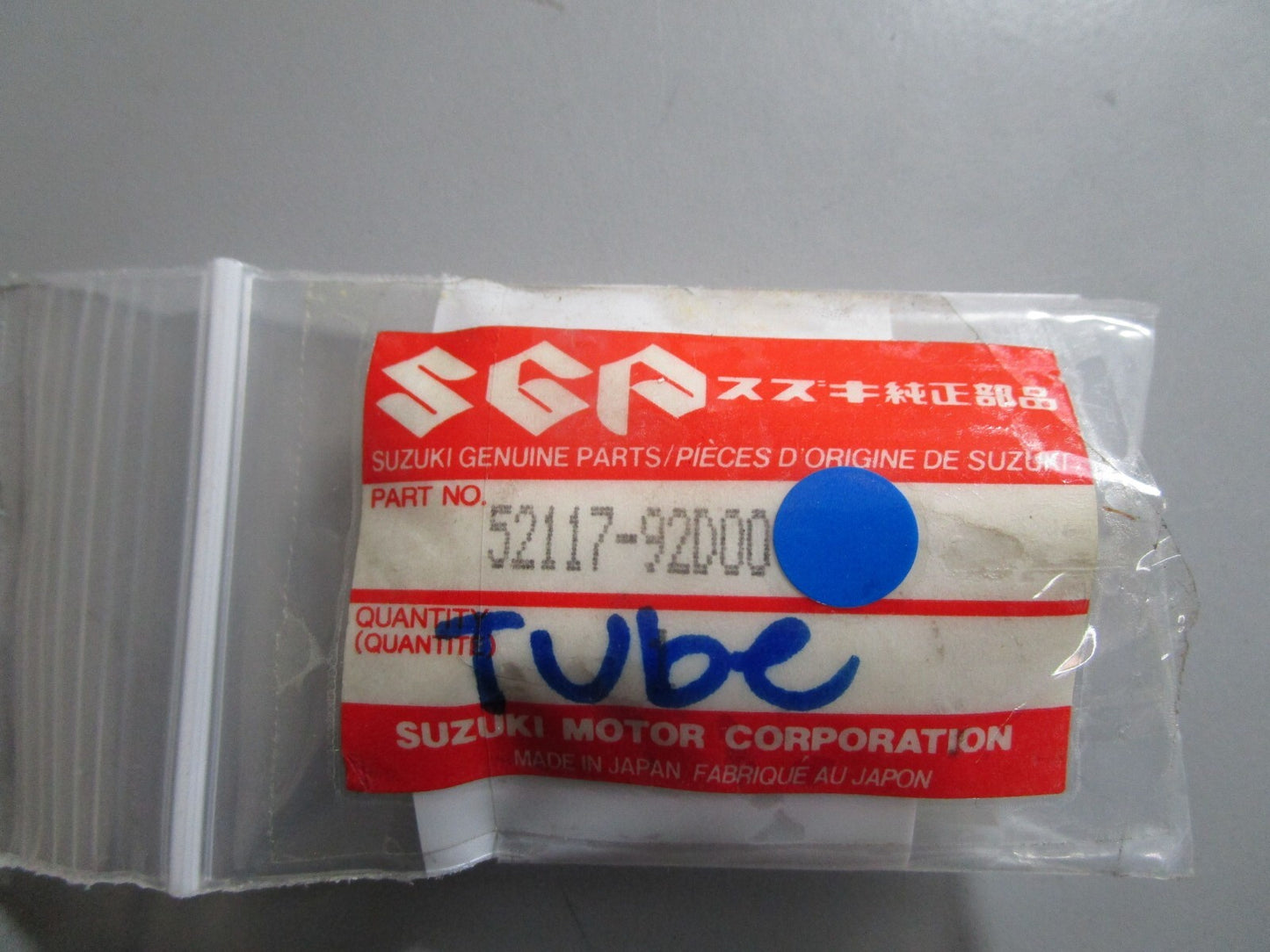 *NEW OEM* (LOT OF 4) 0770 Suzuki Tube 52117-92D00