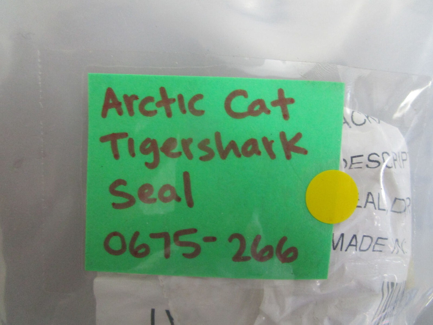 *NEW OEM* 0770 Arctic Cat Tigershark Seal 0675-266