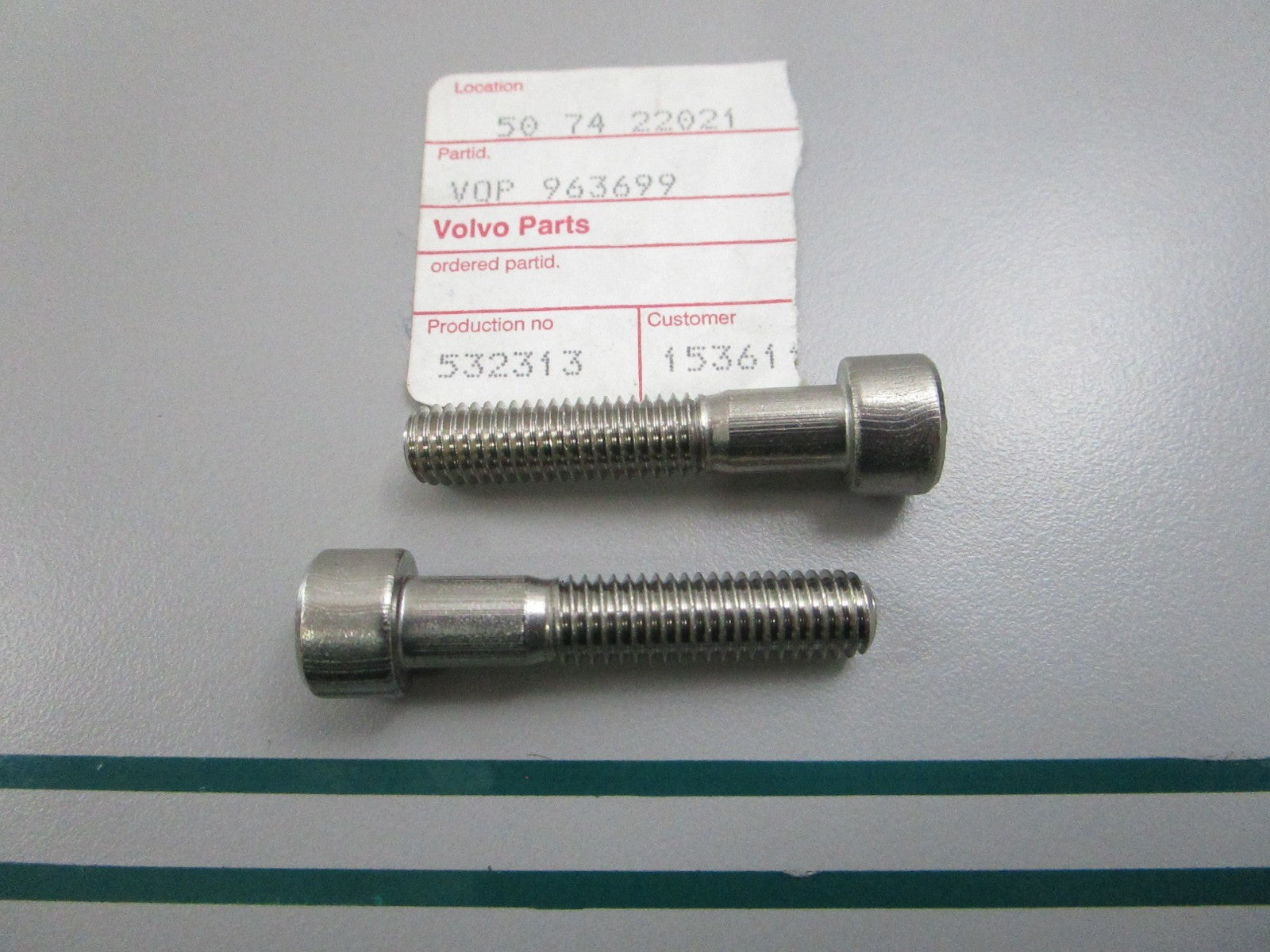 NEW OEM (LOT OF 2) 963699 Volvo Penta Screw 0810