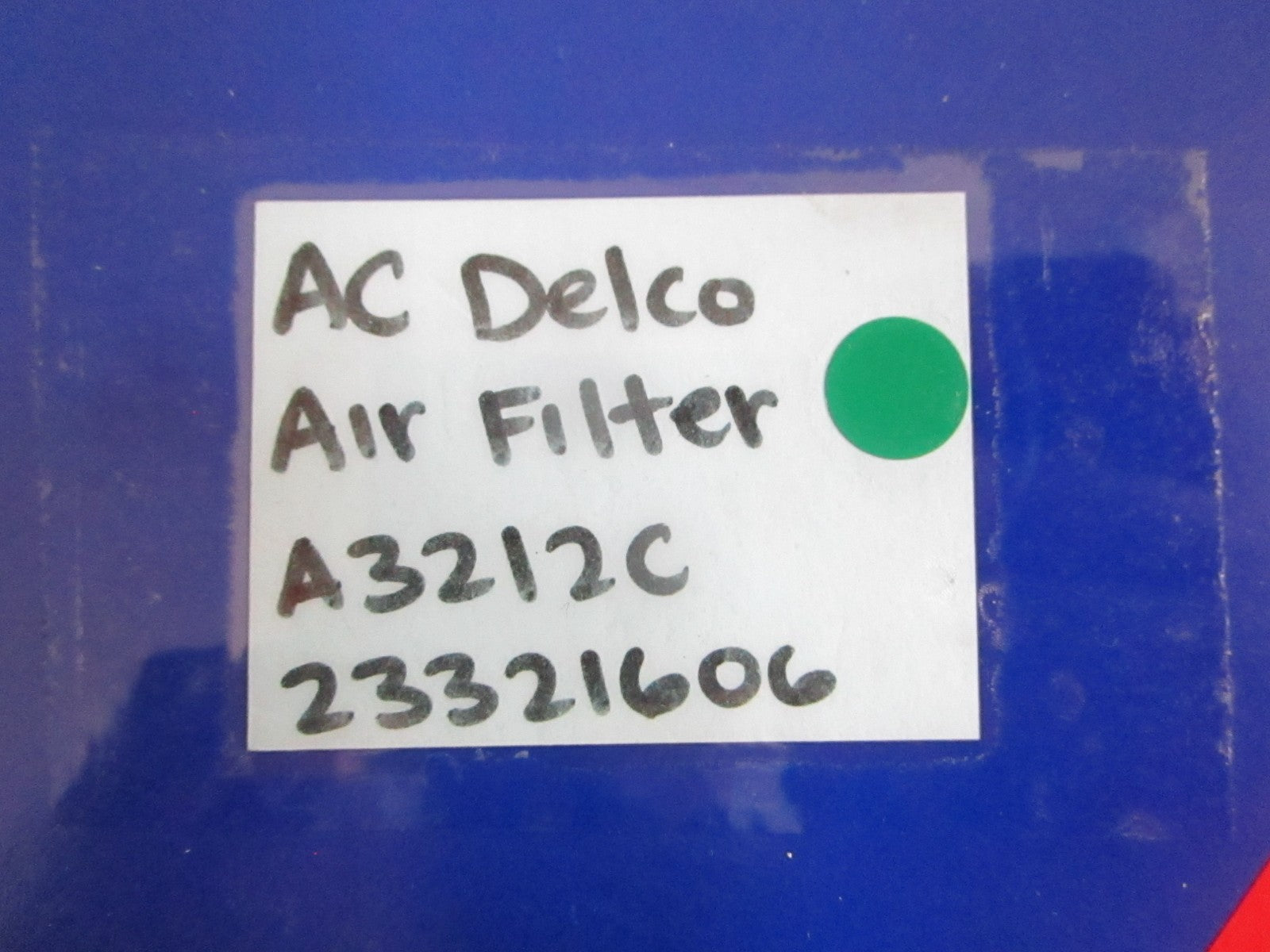 NEW OEM A3212C 23321606 AC Delco Air Filter 0820