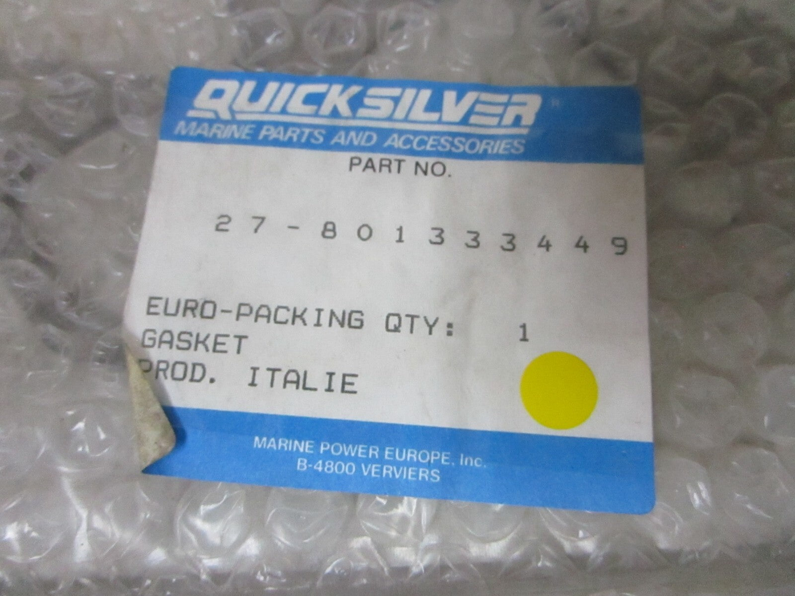 *NEW OEM* 0810 Mercury Quicksilver Gasket 27-801333449