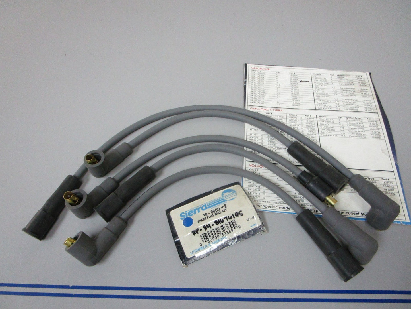 NEW Sierra 18-8800 Spark Plug Wire Set Replaces: 84- 816761A5 Mercury 0720
