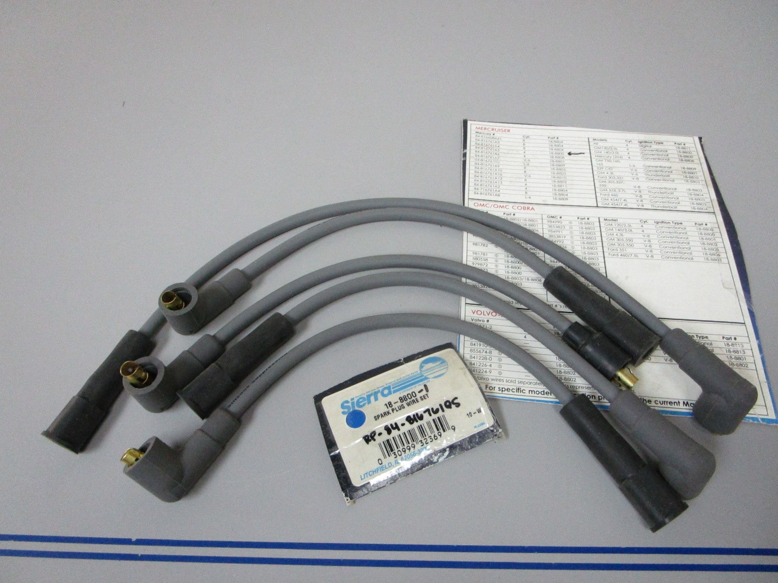 NEW Sierra 18-8800 Spark Plug Wire Set Replaces: 84- 816761A5 Mercury 0720