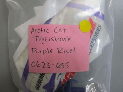 *NEW OEM* (LOT OF 8) 0770 Arctic Cat Tigershark Purple Rivet 0623-655