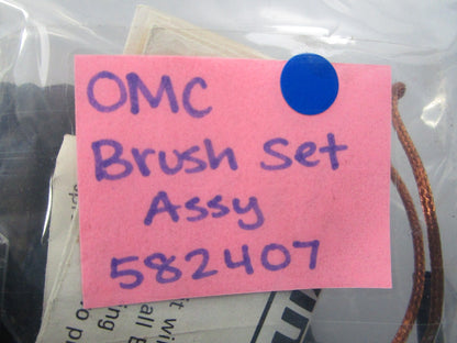 NEW OEM 582407 0582407 OMC Johnson Evinrude Brush Set Assembly 0810