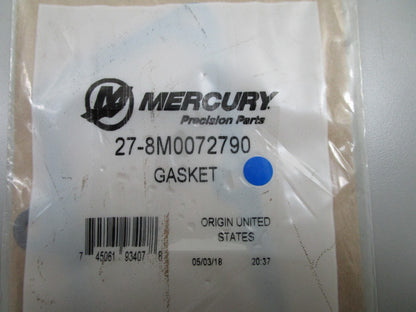 *NEW OEM* 0810 Mercury Quicksilver Gasket 27-8M0072790