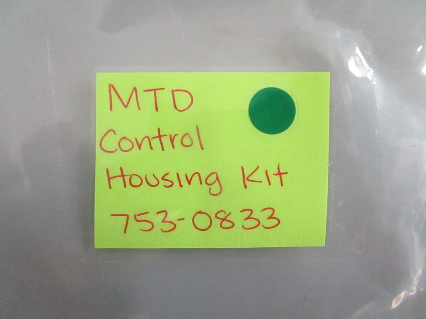 NEW OEM 753-0833 MTD Control Housing Kit 0820