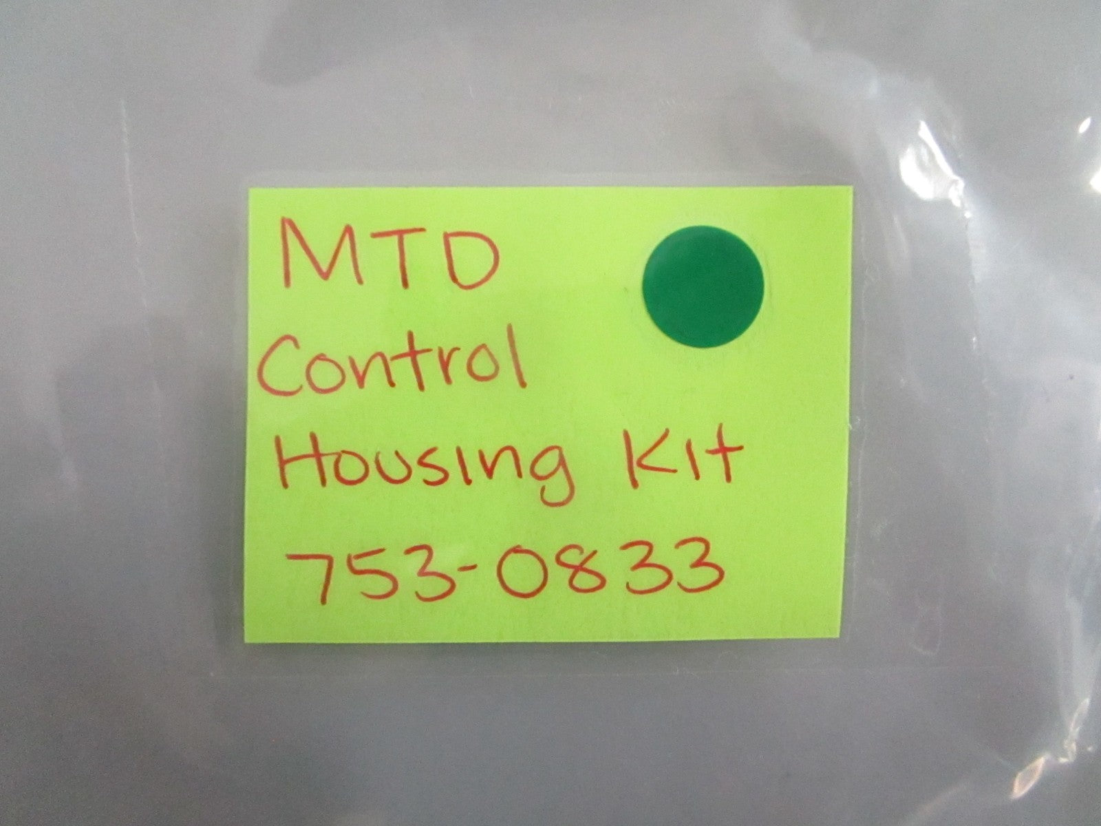 NEW OEM 753-0833 MTD Control Housing Kit 0820