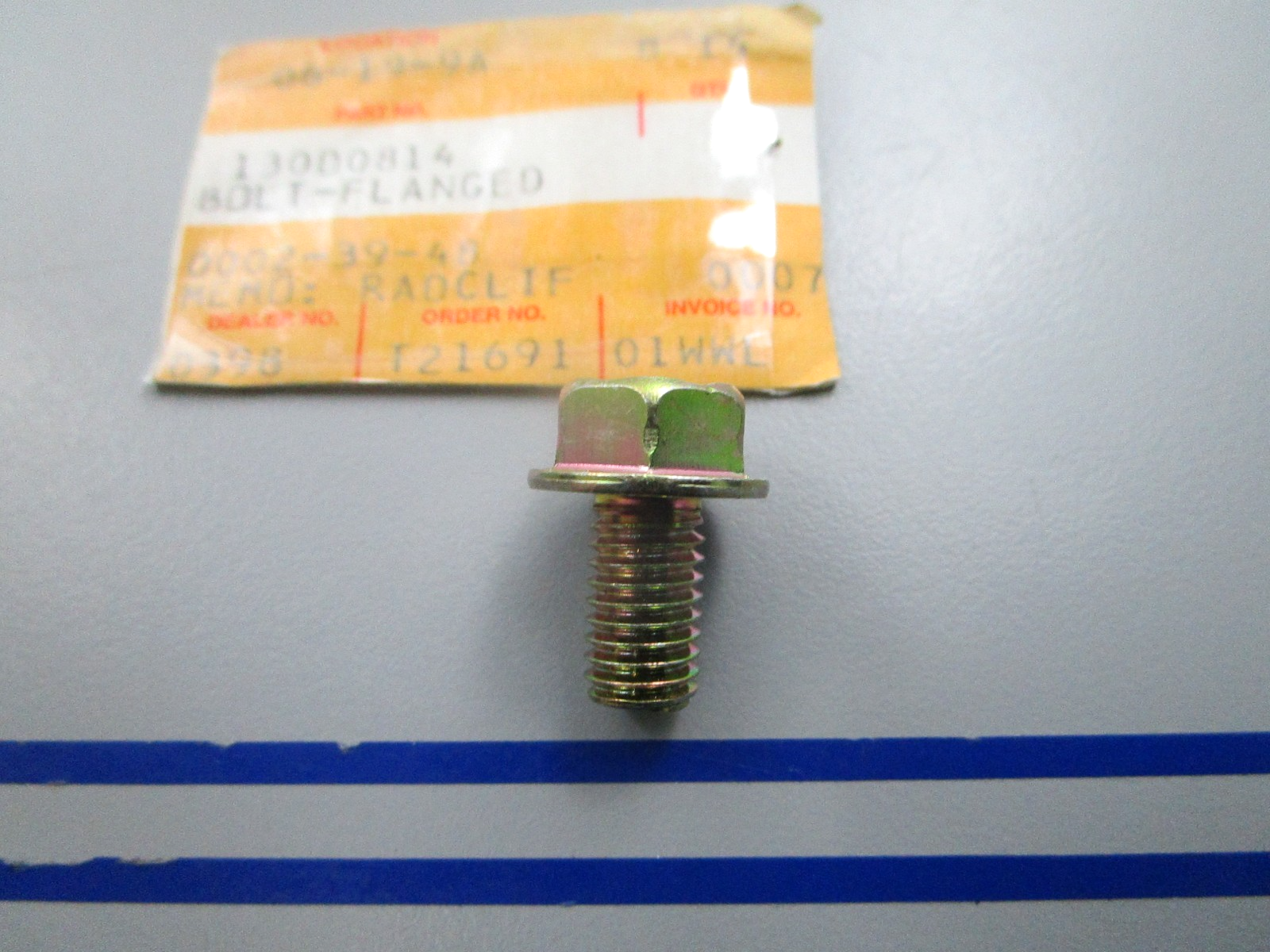 NEW OEM Kawasaki 130D0814 Flanged Bolt 0810