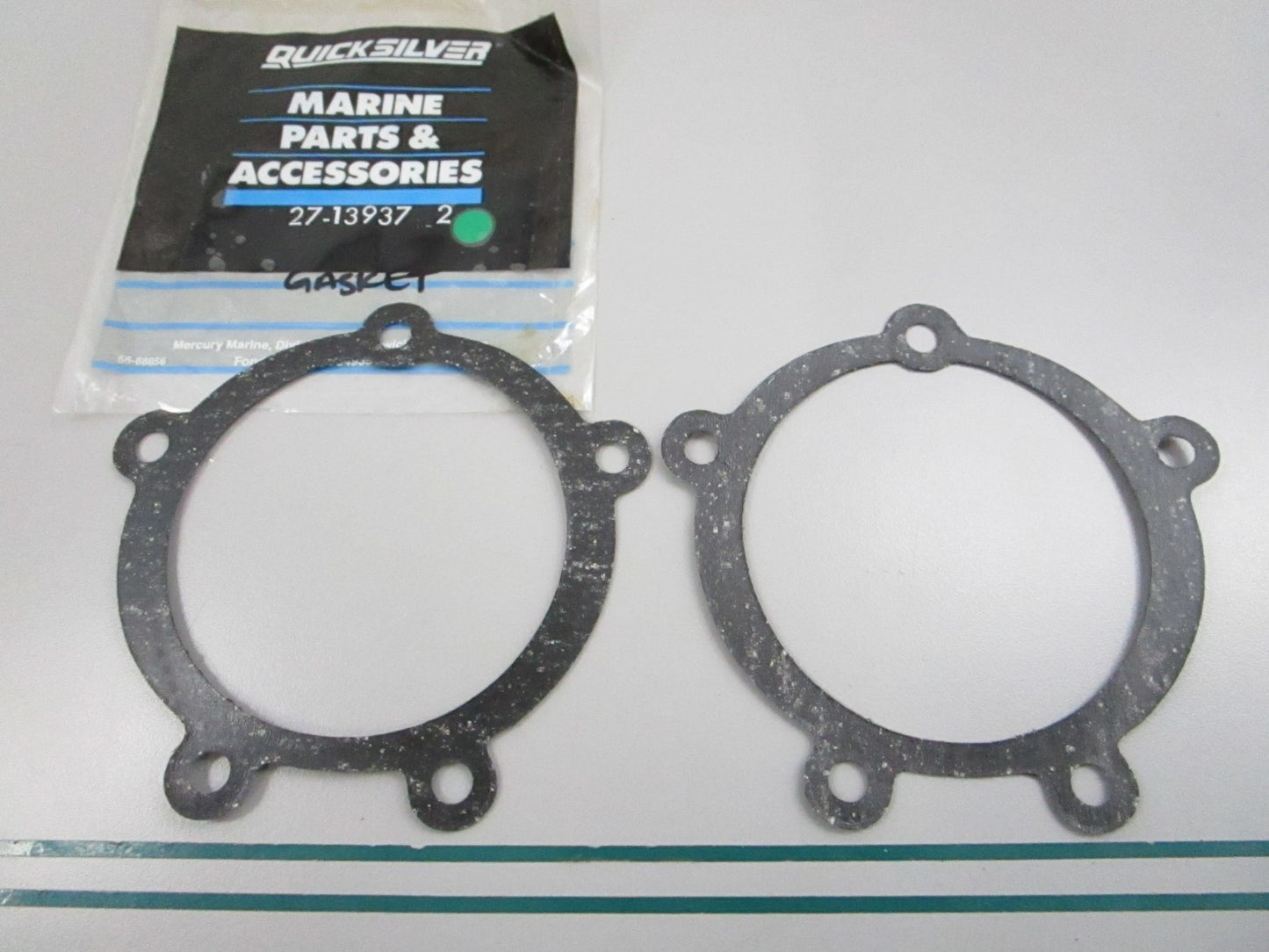 NEW OEM (LOT OF 2) 27-13937 2 Mercury Quicksilver Gasket 0810