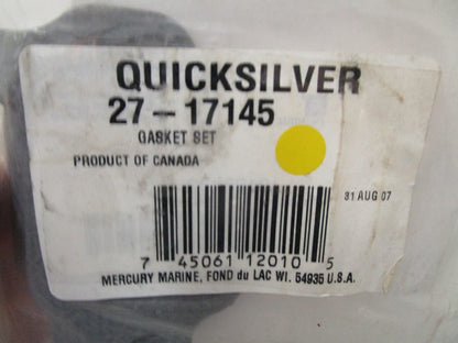*NEW OEM* 0810 Mercury Quicksilver Gasket Set 27-17145