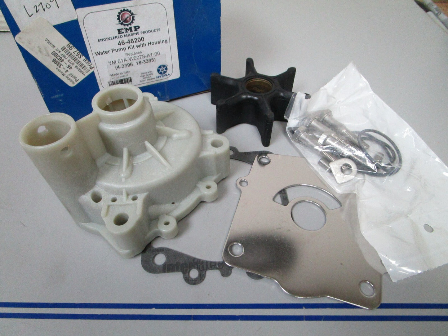 *NEW* 0720 EMP Water Pump Kit 4-3396 Replaces: 46-46200 61A-W0078-A1-00 18-3395