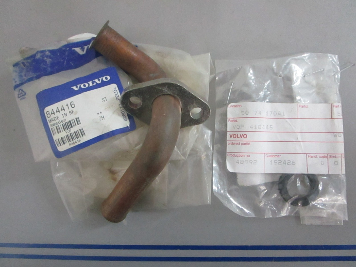 *NEW OEM* 0820 Volvo Penta Coolant Pipe 844416
