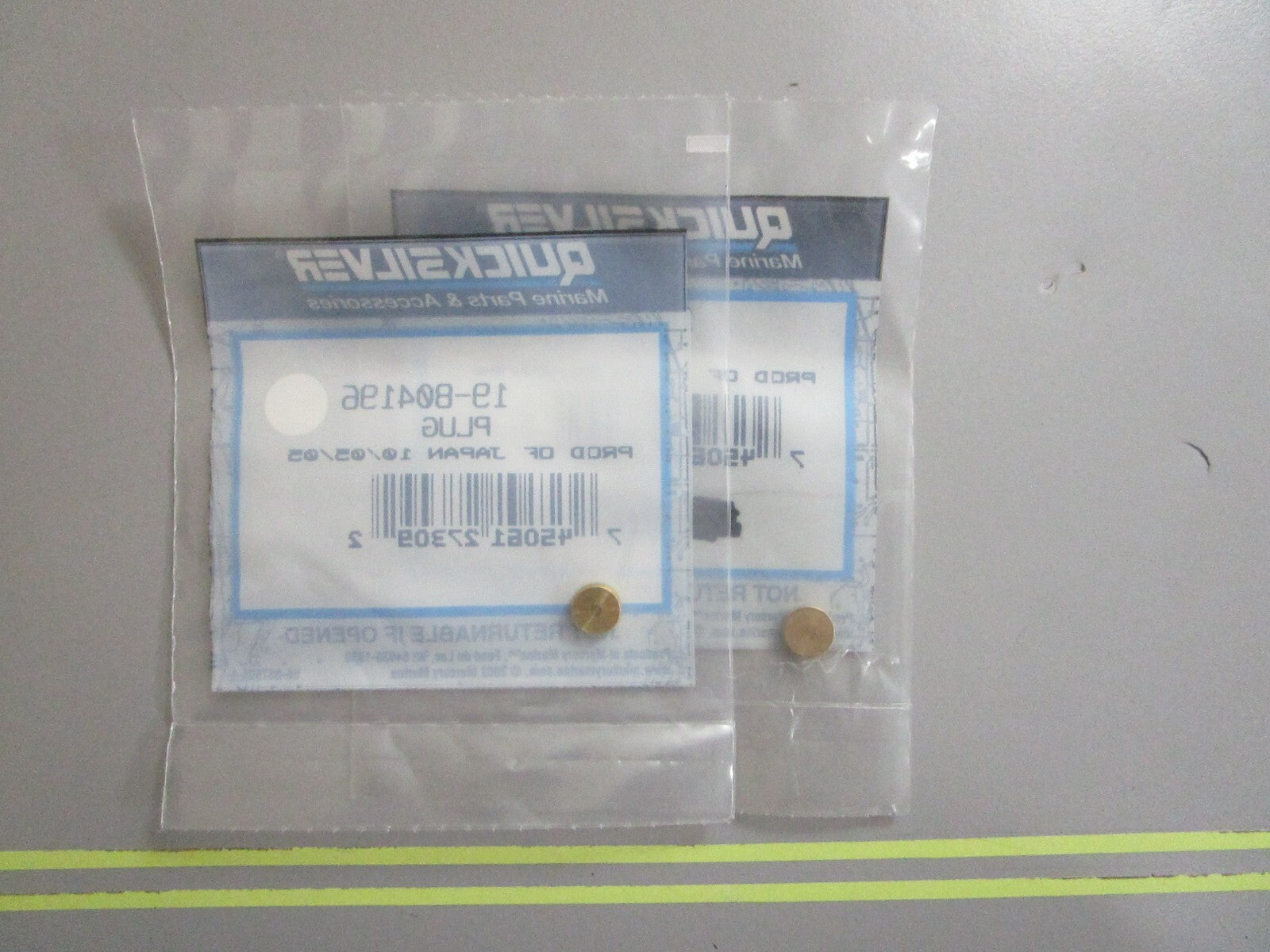 *NEW OEM* (LOT OF 2) 0810 Mercury Quicksilver Plug 19-804196