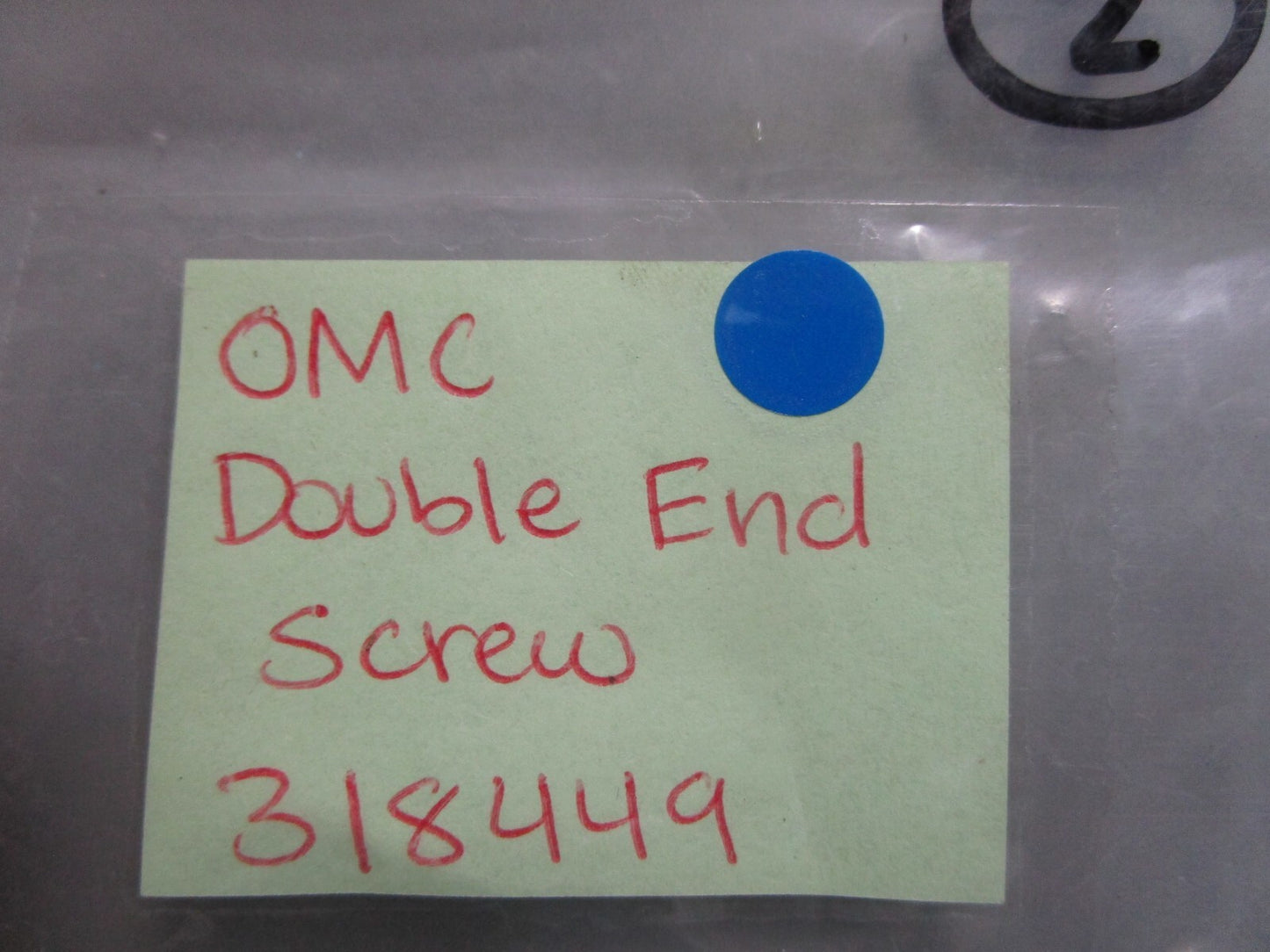 *NEW OEM* 0810 OMC Johnson Evinrude Double End Screw 318449 0318449