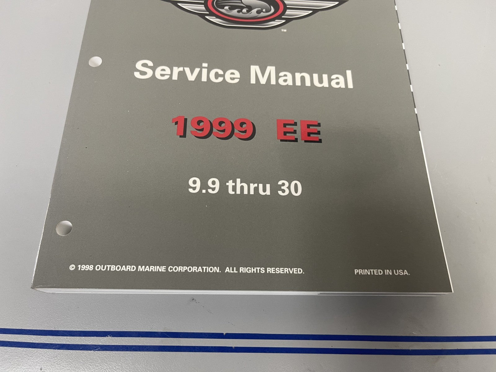 *NEW OEM* 0670 OMC Johnson Evinrude EE 9.9-30 HP Service Manual 787028