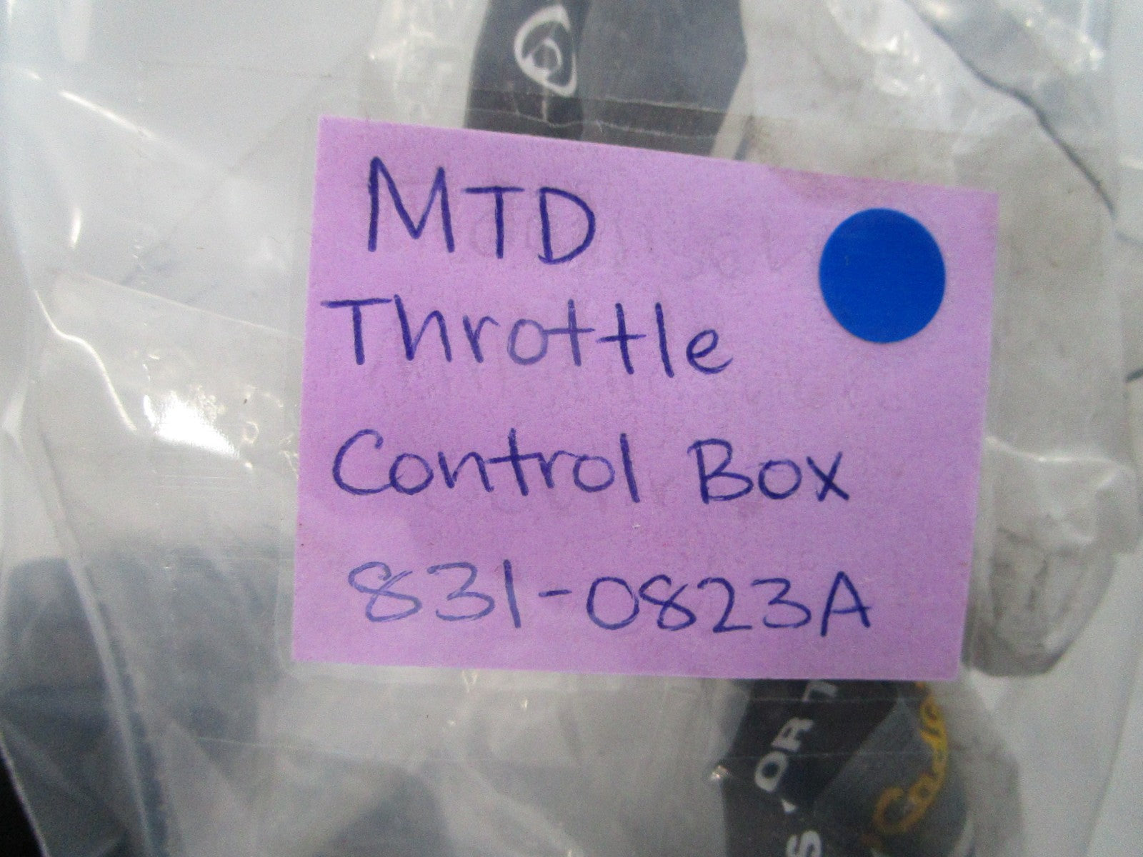 *NEW OEM* 0810 MTD Throttle Control Box 831-0823A