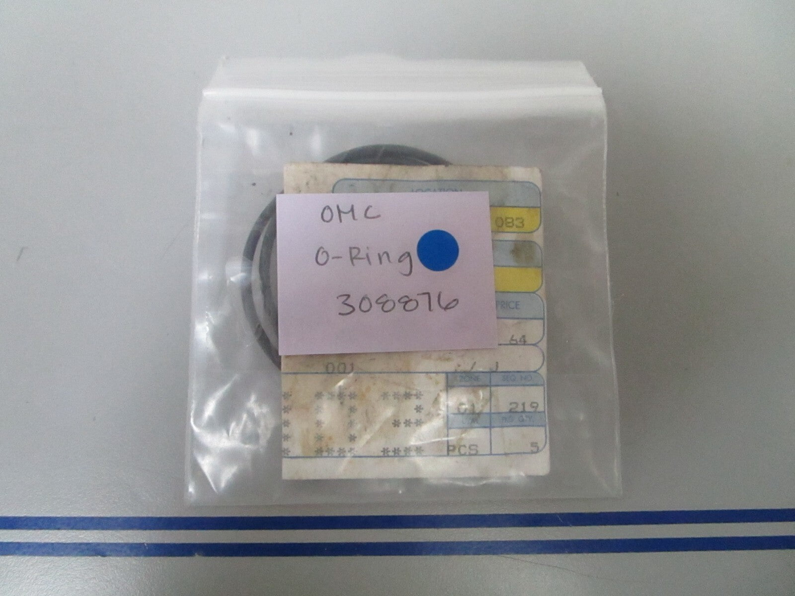 *NEW OEM* (LOT OF 2) 0810 OMC Johnson Evinrude O-Ring 308876 0308876