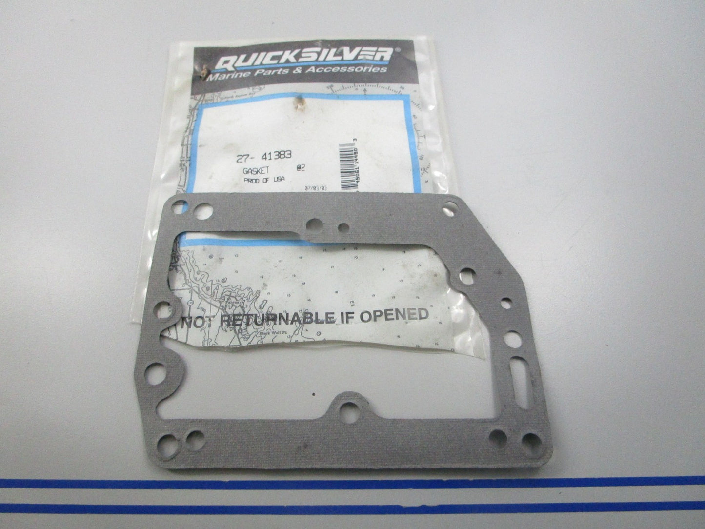 NEW OEM 27-41383 Mercury Quicksilver Gasket 0810