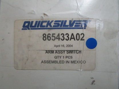 *NEW OEM* 0820 Mercury Quicksilver Arm Assembly Switch 865433A02