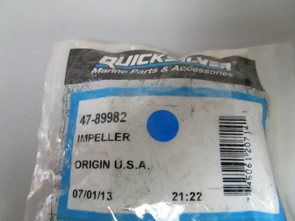 *NEW OEM* 0810 Mercury Quicksilver Impeller 47-89982
