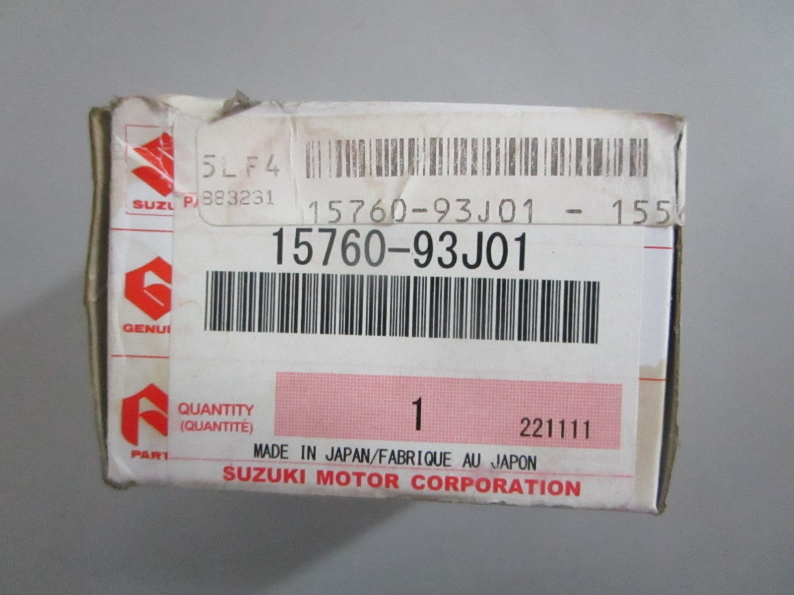 *NEW OEM* 0820 Suzuki Fuel Regulator 15760-93J01