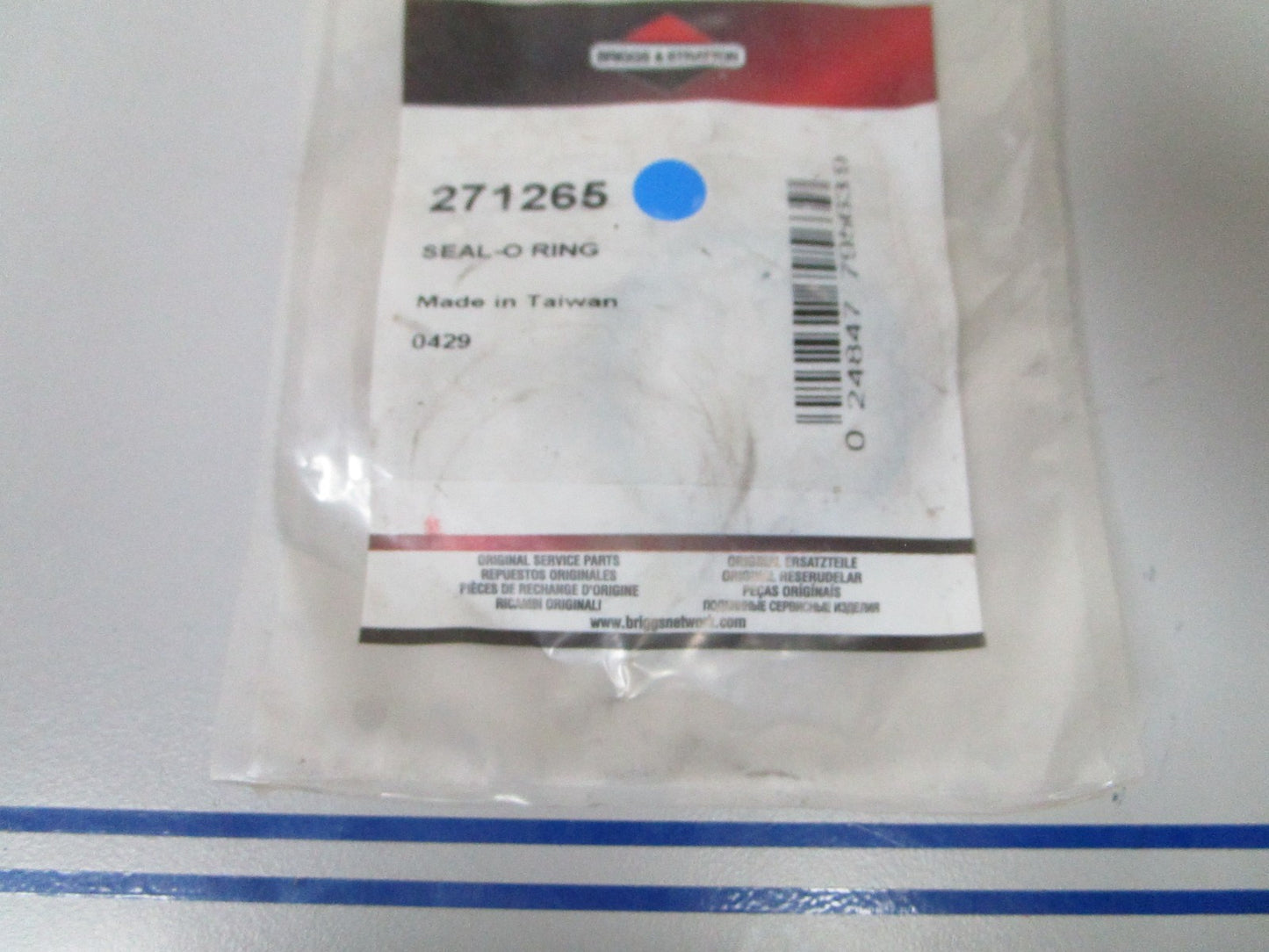 NEW OEM 271265 Briggs & Stratton O-Ring Seal 0810