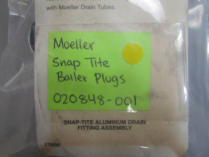 *NEW* 0810 Moeller Snap Tite Bailer Plugs 020848-001